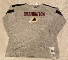 Washington Redskins Sweatshirt Girls XL 14/16 NFL Team Apparel Gray NWT 29.99