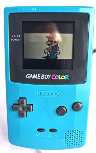 VINTAGE GAMEBOY COLOR 1998 WORKING WELL - 1 GAME INCLUDE NICE CONDITION ...
