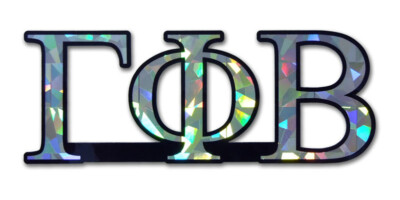 Gamma Phi Beta Sorority Reflective Decal-New!