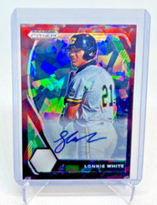 2021 Panini Prizm Draft Picks LONNIE WHITE RC Burgundy Cracked Ice AUTO 06/12