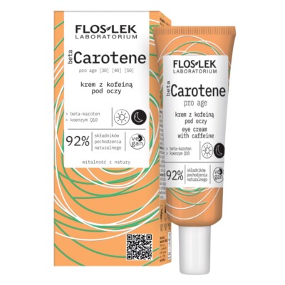 5905043022116 betaCarotene Pro Age krem z kofeiną pod oczy 30ml Floslek