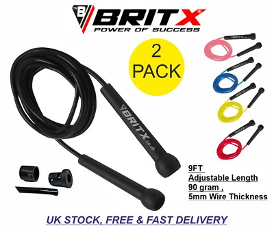 Springseil Jump Speed Training Boxen Gym Fitness Workout Erwachsene 2er Pack