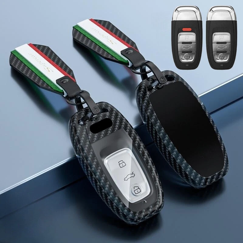 Funda Carcasa Llave Coche TPU Aleación Zinc Para Audi S3 S4 S5 Q3 Q5 Q7 TT A4 A5 A6 A7 A8 Foto 4 de 4