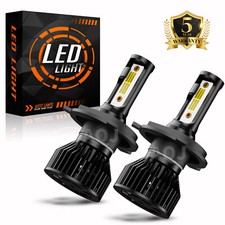 LED Headlight Kit H4 HB2 9003 6000K Hi/Low Bulbs for HONDA CIVIC 1992-2002 2003