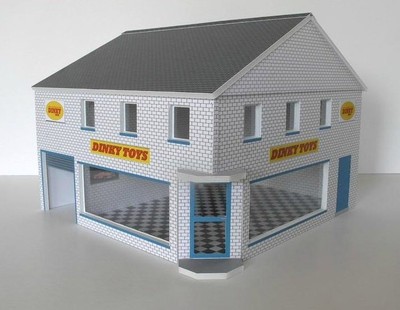Greenhills Slot Car Building Kit Le Mans Pit Boxes 1:43 Scale – Brand