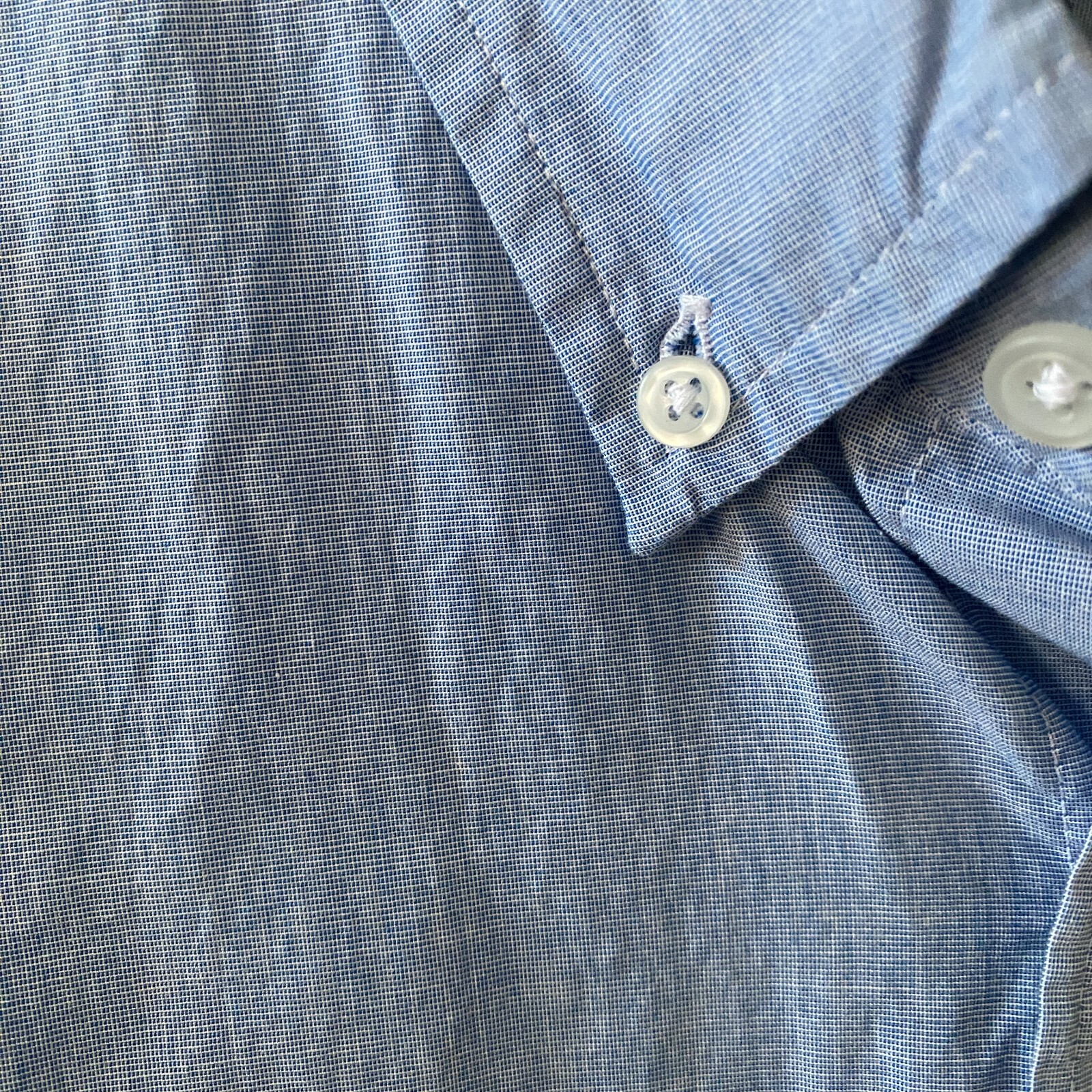 J.CREW Men's Slim Button Down Solid Flex Blue Shi… - image 4