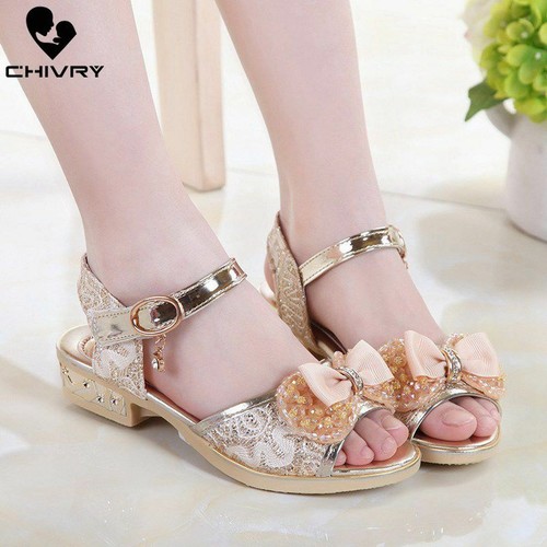 Zapatos Zapatillas Sandalias Princesa Verano Para Chicas Niñas Fiesta New  2020 | eBay