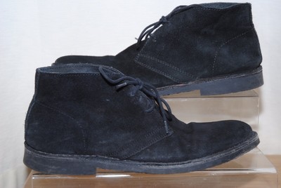 mens black suede chukka boots uk