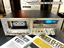 Pioneer CT-F750 Audiophile Stereo AutoReverse Cassette Deck  30-Day Guarantee