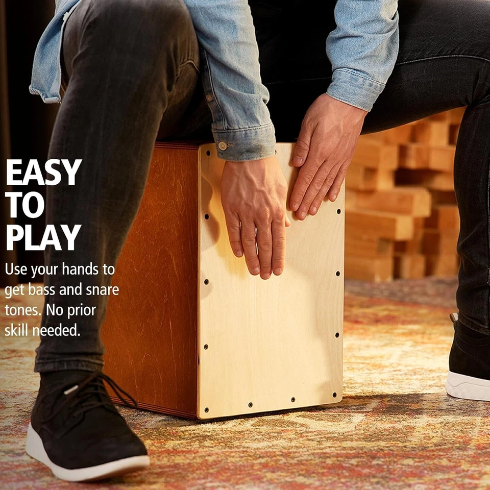 Caja con caja y tono de bajo para música acústica, toca con las manos, NUEVO US Foto 3 de 4