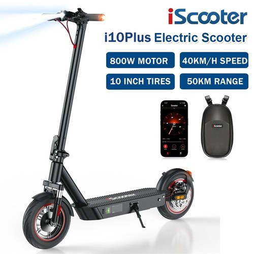Electric Scooter Adult 96KM Max Range 10" Soft Tires Folding eScooter Fast Speed - Picture 15 of 16