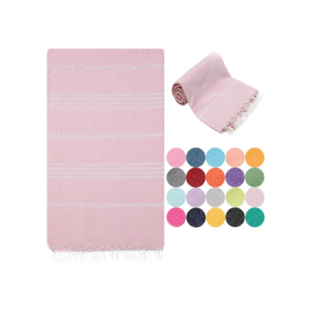 Turkish Cotton Peshtemal Beach Towel Soft Lightweight Quick-Dry  