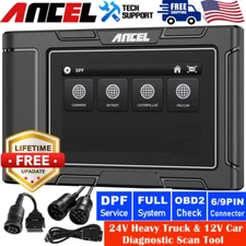 Heavy Duty Diesel Truck Diagnostic Scanner DPF Regen All System OBD2 Code Reader