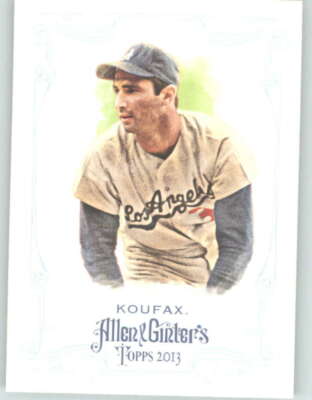 2013 Allen and Ginter #10 Sandy Koufax Los Angeles Dodgers Baseball Card ID33135