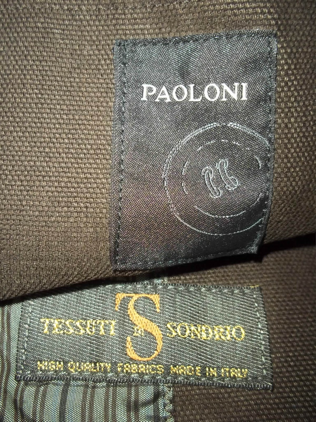 Paoloni Brown 3Button Patch Pockets Casual Cotton… - image 7