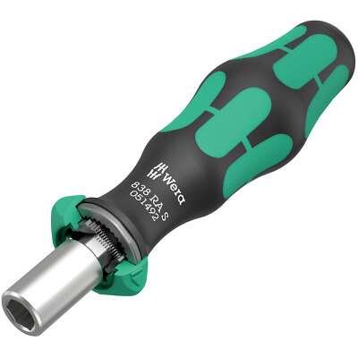 Wera 05051492001 838 Ra S Bit-Holding Handle - Ratchet Func 0.6cm X 102mm