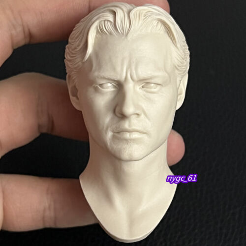 1/6 Leonardo DiCaprio Kopf Skulptur passt 12 Zoll männlich Soldat Figur Körper Spielzeug - Bild 1 von 3