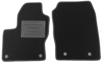 ASC tappetini auto anteriori 2pz FORD FOCUS III SERIE 2011-2018 con battitacco