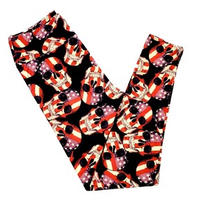 LuLaRoe Leggings Kids Tween 4th of July 