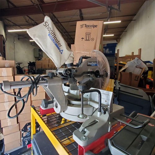 Shopmaster 15 Amp 10 in. Sliding Compound Miter Saw with Shadow Line