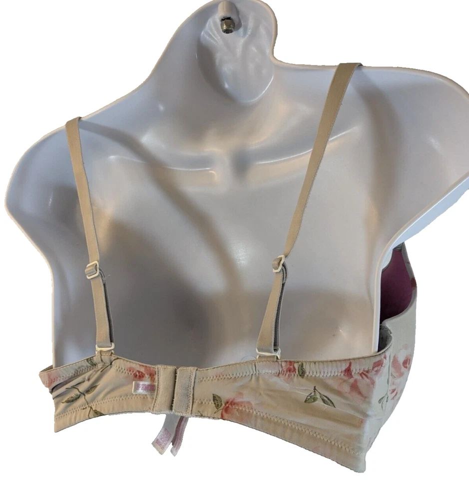 Sujetador push up Pink Wear Every Where, estampado floral, talla 34DD Foto 2 de 4