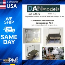 Dan Models 72512 Stepladders Aviation Technical #4 (2 Steps), Height 35mm 1/72