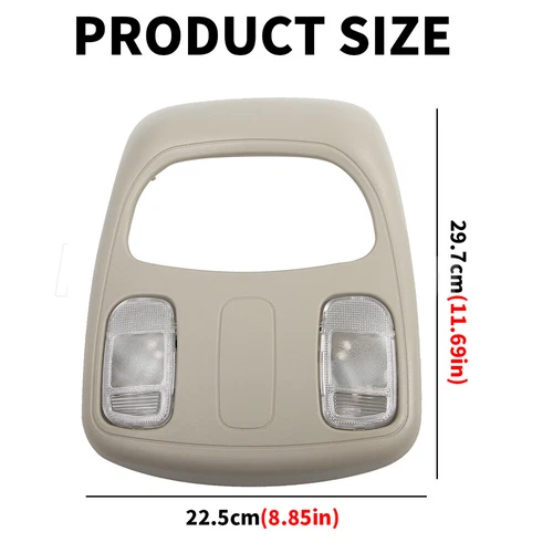 Overhead Roof Console Interior Map Light for Dodge Ram 1500 2500 3500 4500 5500 - Picture 9 of 14