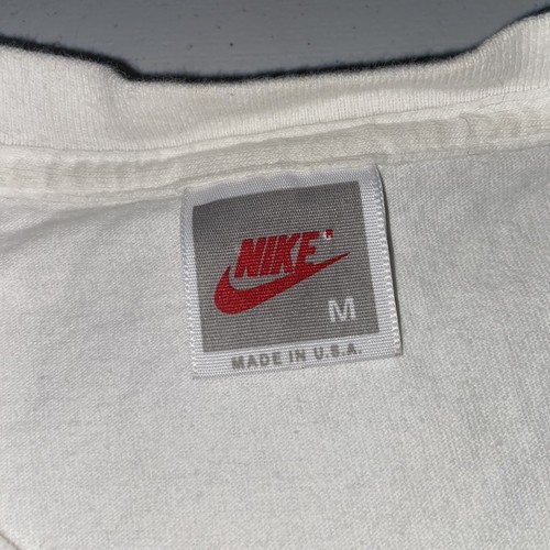 Vintage Nike Beach Volleyball Just Do It Single Stitch T-Shirt Sz M Front & Back - Picture 7 of 14