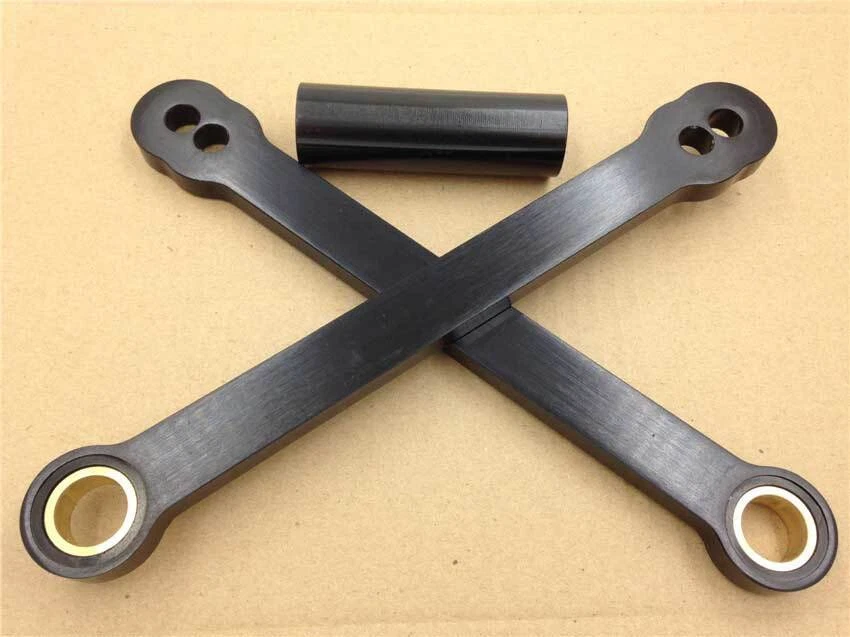 Motorcycle Bike Lowering Links For 2004 2005 2006 2007 Honda CBR 1000RR Black - Imagem 3 de 3