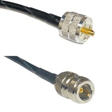 RFC195 PL259 UHF Male to N FEMALE Coax RF Cable USA-Ship Lot