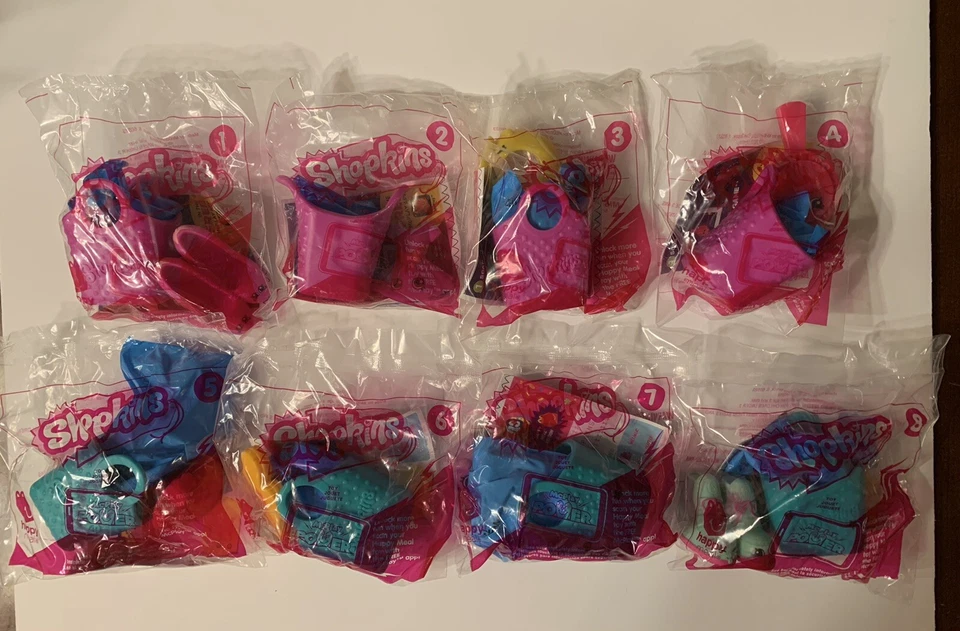 Juego completo McDonald's Happy Meal Toy Shopkins 2015. Lote de 16 Foto 2 de 3