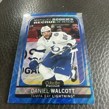 Daniel Walcott Rookie Marquee 2021-22 O-Pee-Chee Platinum Blue Surge #258 Tampa
