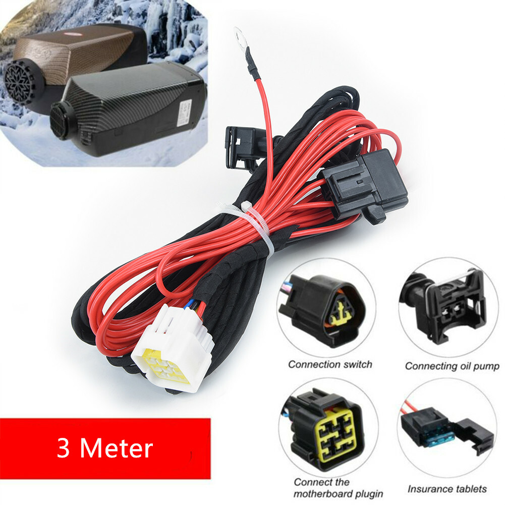 Split Diesel Air Heater Wiring Loom Power Supply Cable Adapter 5.5 Meters  Parts | eBay