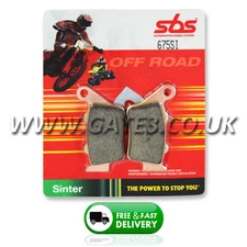 Husqvarna TC510 TC 510 2002-2003 SBS 675SI Sintered Competition Rear Brake Pads