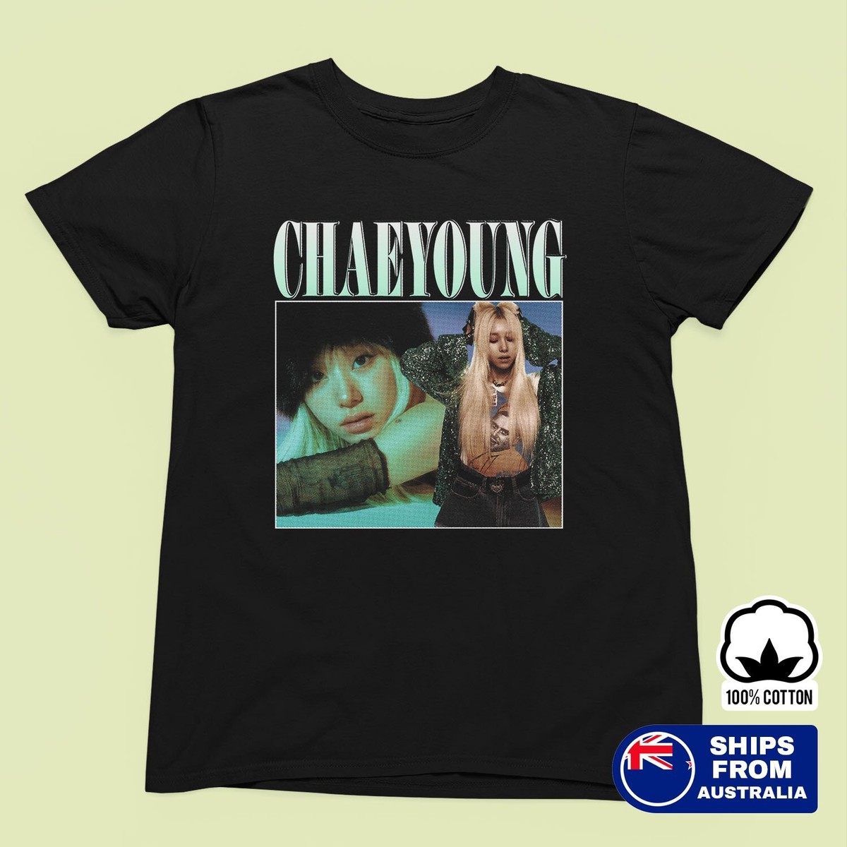 TWICE CHAEYOUNG Tシャツ Chaeyoung Twice K-Pop Graphic T-Shirt – Son Chae-young - Men's