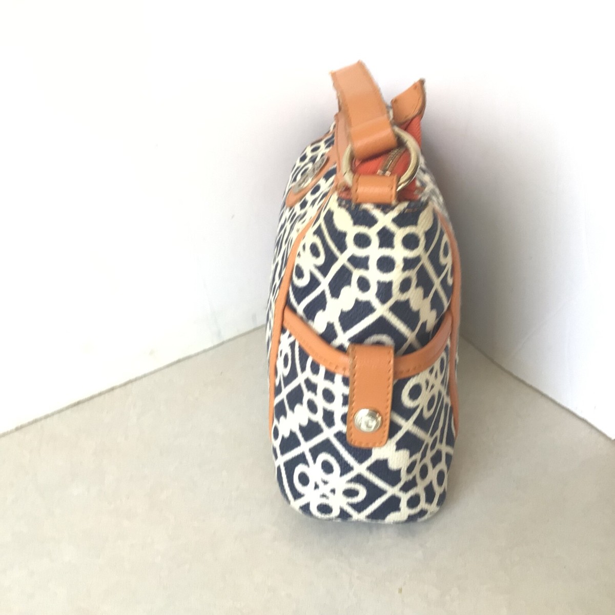 Spartina 449 Chloe Backpack Daufuskie Island‎ Natural Linen Leather Bag Blue Spartina 449 Bags & Handbags for Women for sale - eBay main image 3