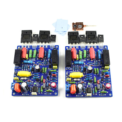 1pair assembled QUAD405 dual channel audio power amplifier board 100W +/- 50V