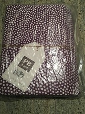 Pottery Barn Teen Mini Dot duvet plum twin new with tags