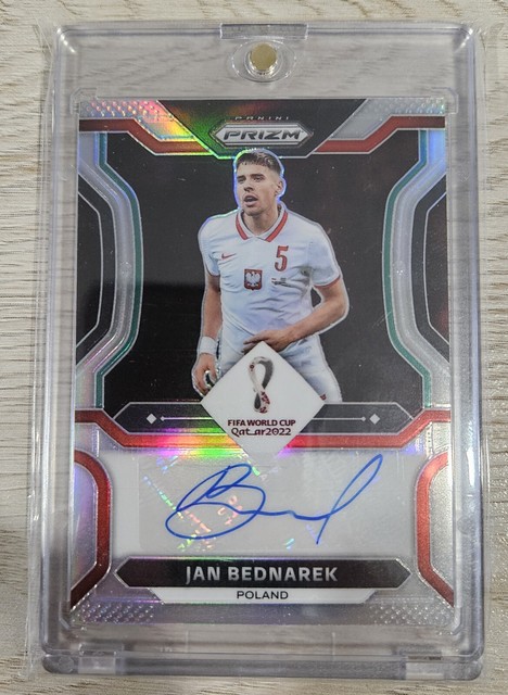 JAN BEDNAREK 2022 Panini Prizm World Cup Signatures Auto S-JBK Rare Only 25 Made