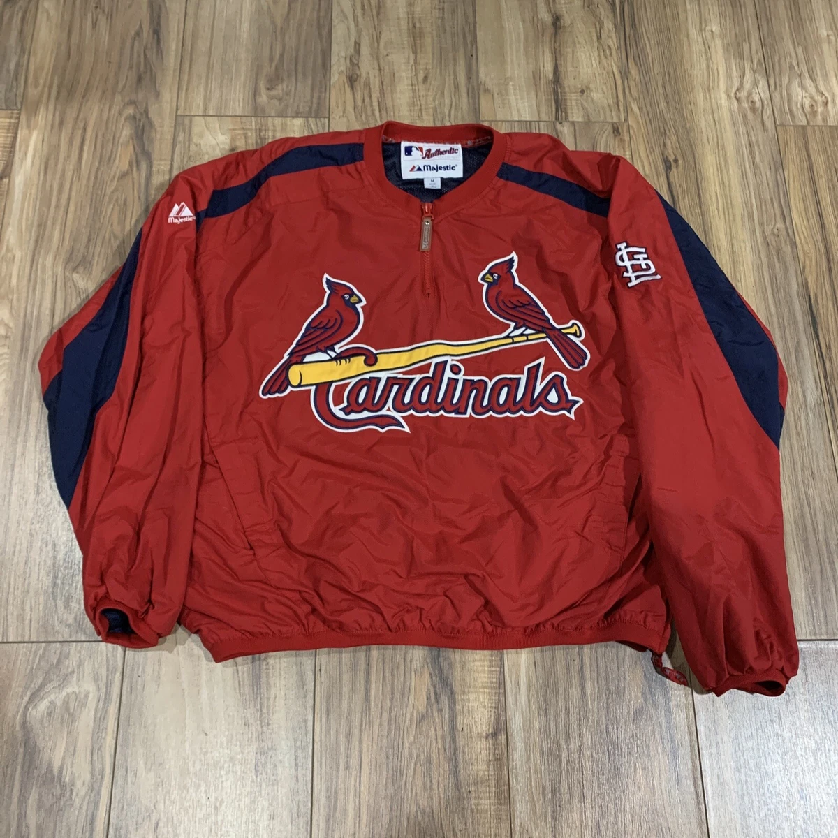 Vintage St. Louis Cardinals Red Pullover MLB Baseball Jersey Men Large  Majestic