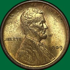 1909-VDB Lincoln Wheat Cent Brilliant Uncirculated BU Coin #35207