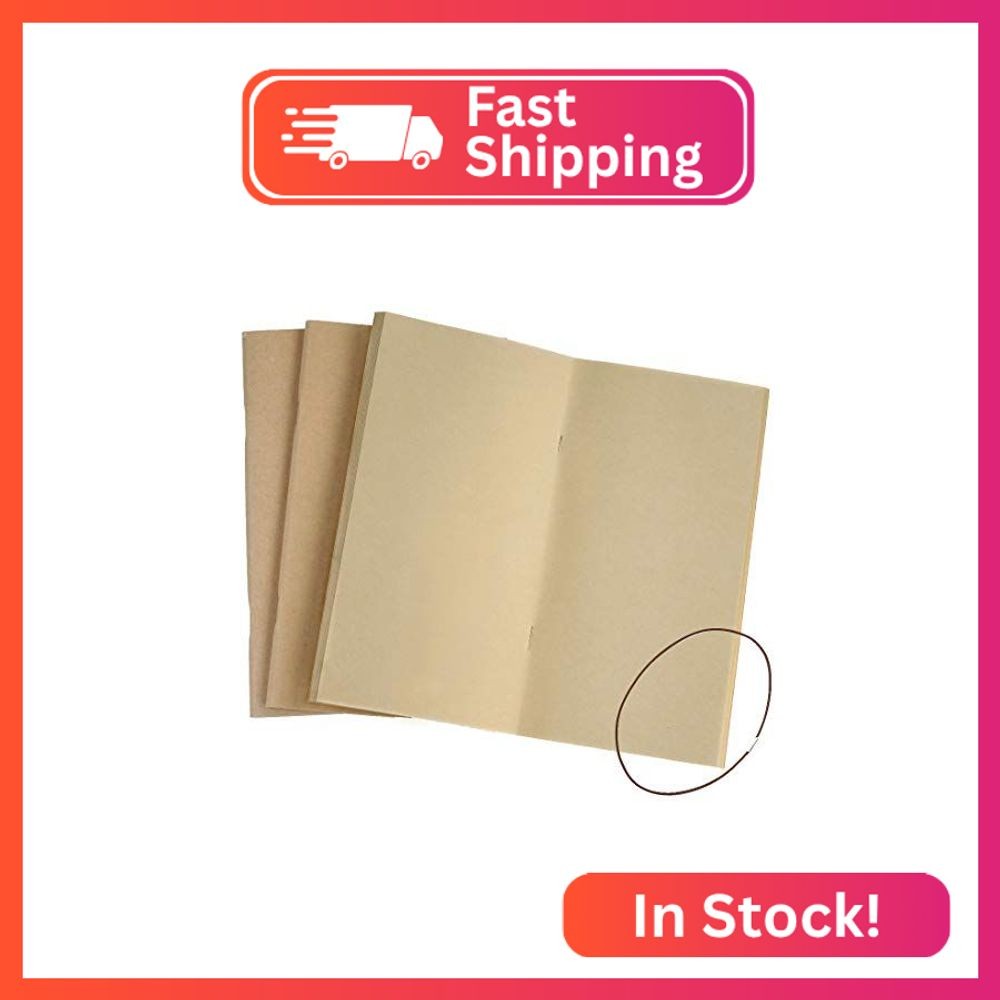 Notebook Refiil Moterm Travelers' Notebook Refills Insert, Set of 3(Kraft) | eBay