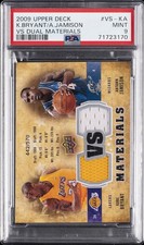 2009 UD VS DUAL MATERIALS #VS-KA ANTAWN JAMISON/KOBE BRYANT #/570 PSA 9