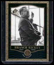 2001 SP Legendary Cuts #34 Branch Rickey