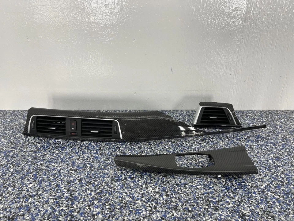 BMW 440i xDrive 2018 cupé AWD tablero consola bisel kit de moldura fibra de carbono 828675 Foto 2 de 4