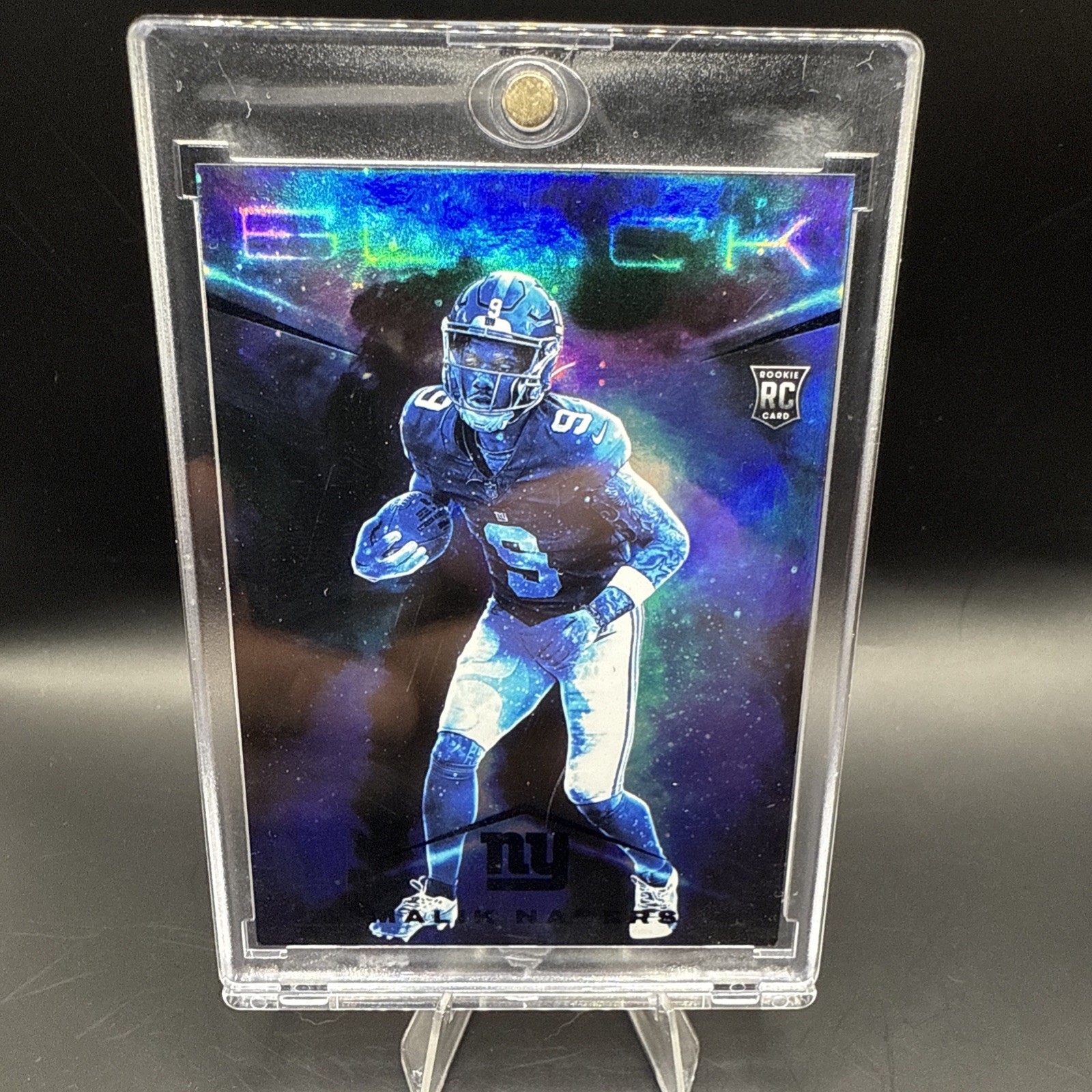 2024 Panini Black Malik Nabers Smokescreen RC Rookie #SM-MNS