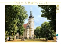 Calvendo Puzzle Meseberg Village Church, Brandenburg | 1000 Pieces, Finished Siz