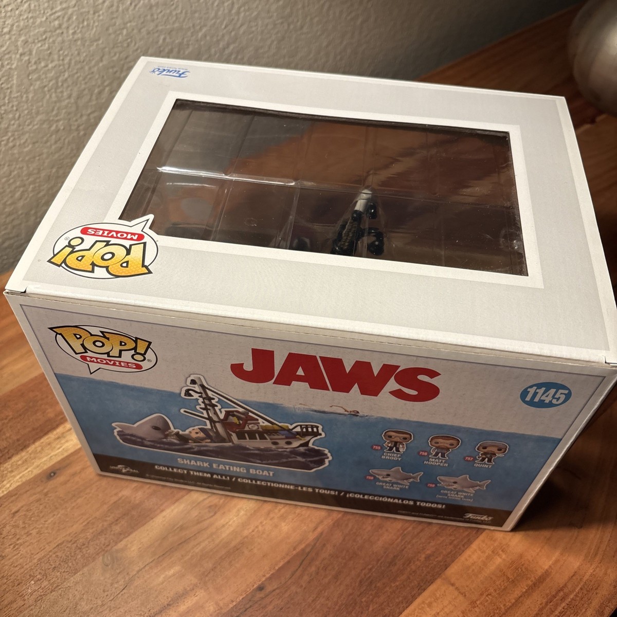 Funko Pop Movies #1145 Shark Eating Boat Jaws Gamestop Exclusive