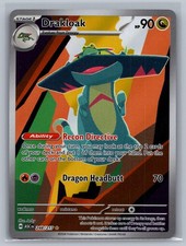 drakloak pokemon card value  Dragapult ex 200/167  Twilight Masquerade  Full Art Pokemon  Secret Rare : Toys & Games Psychic Bite (40) Weakness Darkness 2 Resistance Fighting Drakloak 2025 Pokemon MEGA Dream