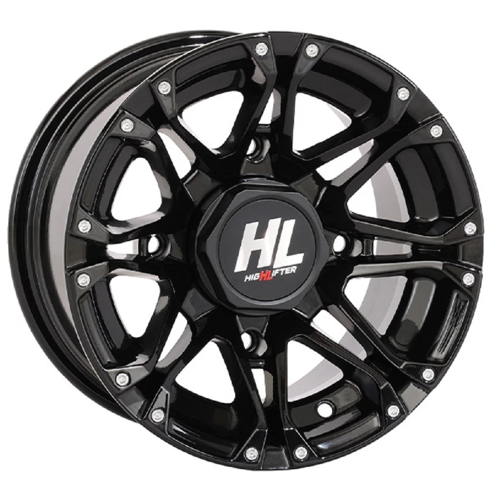 High Lifter HL3 12" Wheels Black 25" Mud Lite AT Tires Polaris Sportsman / RZR - Image 2 of 4
